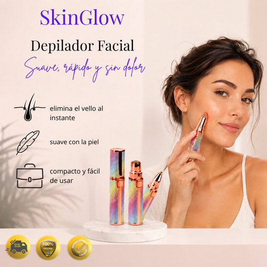 SkinGlow Depilador Facial 2 en 1
